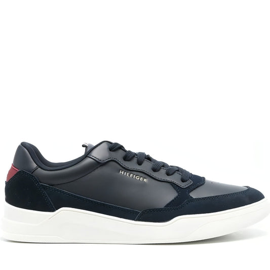 Tommy Hilfiger mens desert sky elevated cupsole mix trainers | Vilbury London