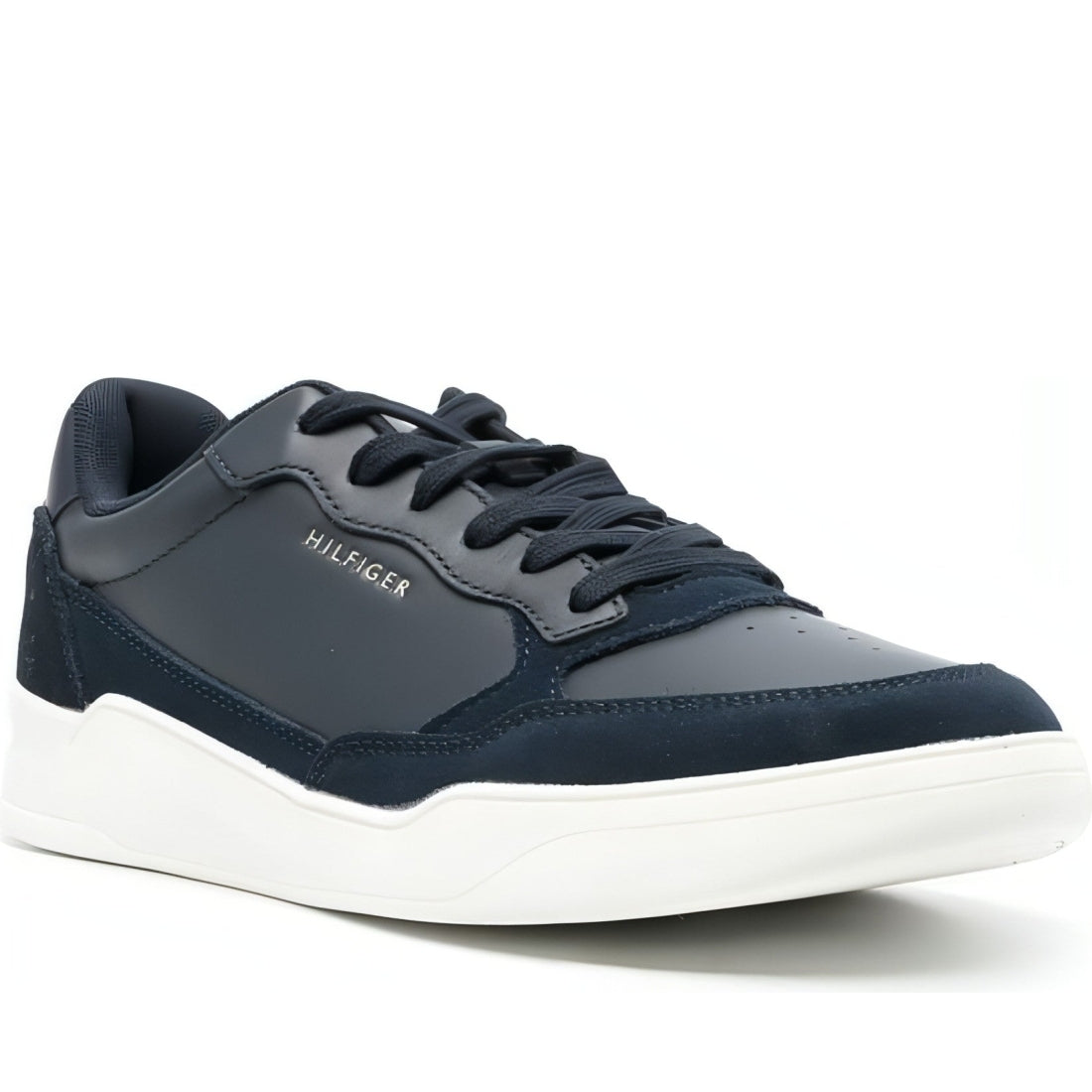 Tommy Hilfiger mens desert sky elevated cupsole mix trainers | Vilbury London