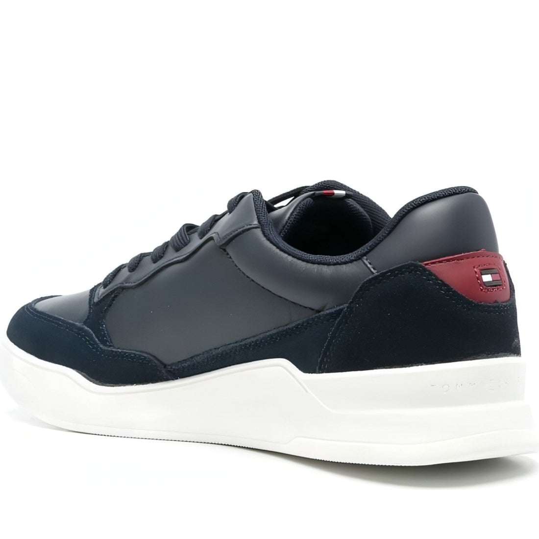 Tommy Hilfiger mens desert sky elevated cupsole mix trainers | Vilbury London