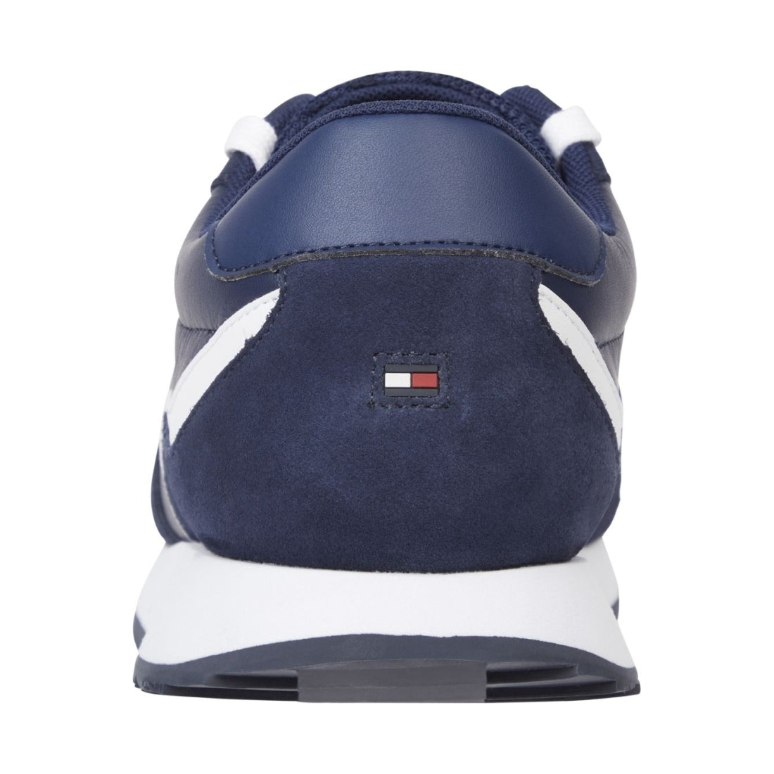 Tommy Hilfiger mens carbon navy runner sport shoe | Vilbury London