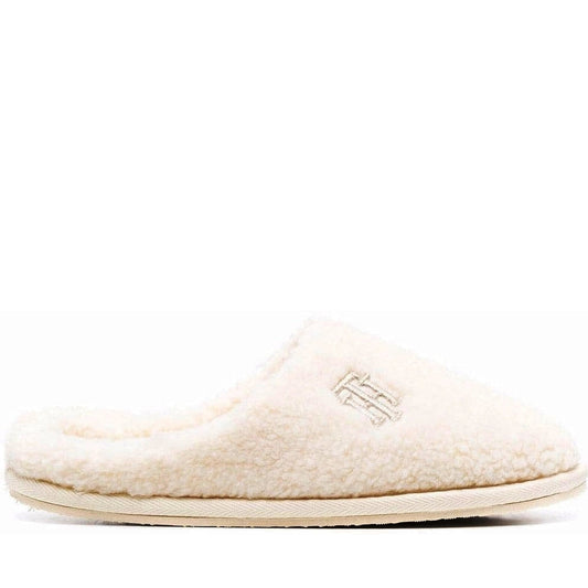 Tommy Hilfiger Womens Shaved Lemon Ice shiny home slipper | Vilbury London