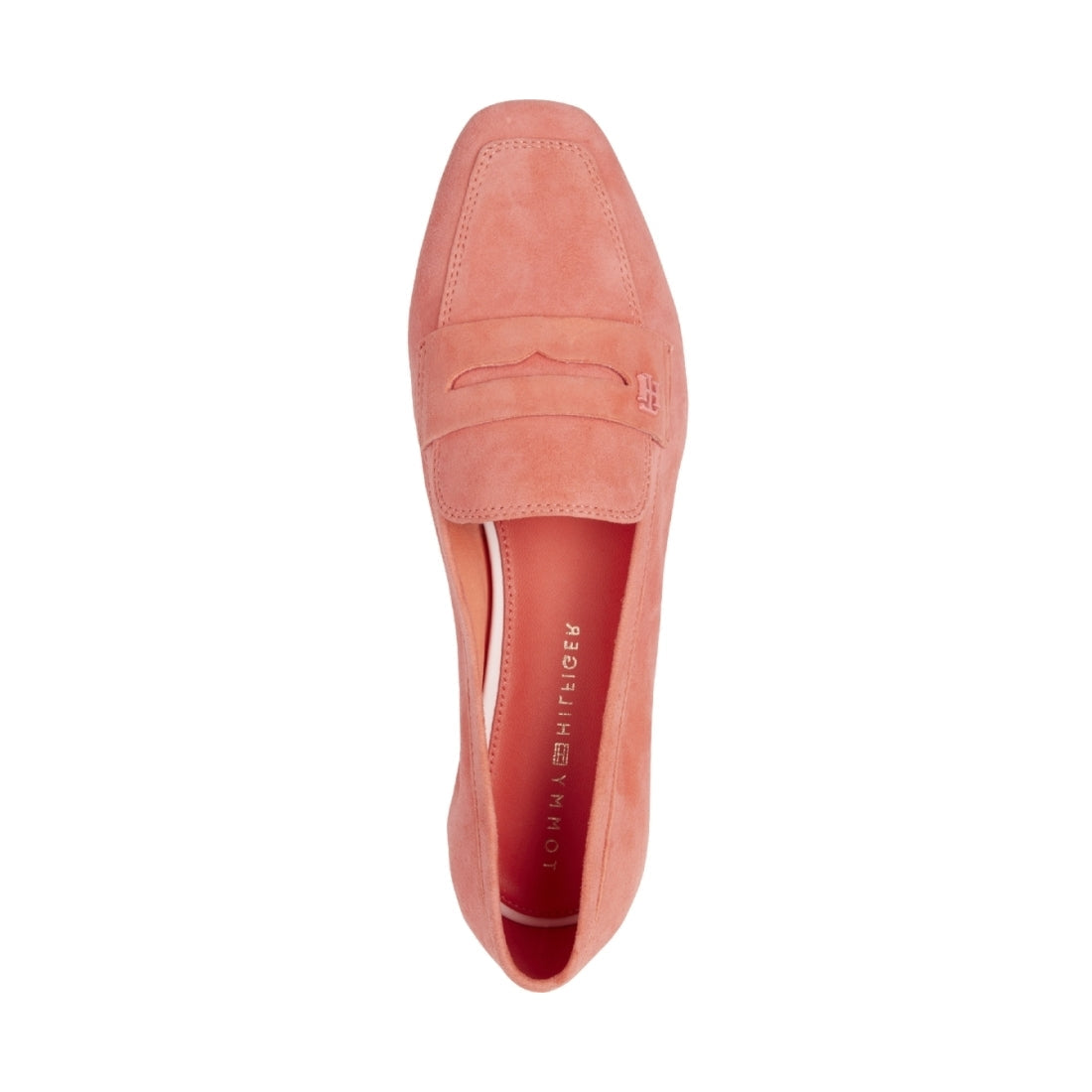 Tommy Hilfiger Womens Crystal Coral feminine flat loafer | Vilbury London