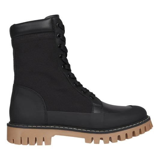 Tommy Hilfiger womens Black casual lace up boot | Vilbury London