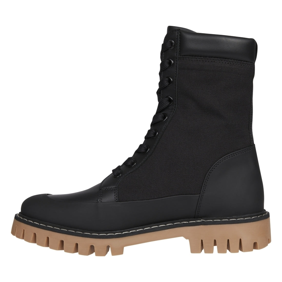 Tommy Hilfiger womens Black casual lace up boot | Vilbury London