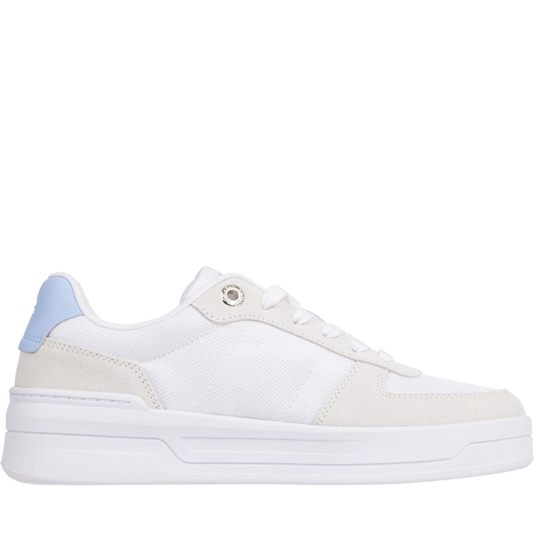 Tommy Hilfiger womens vessel blue sneaker with webbing | Vilbury London