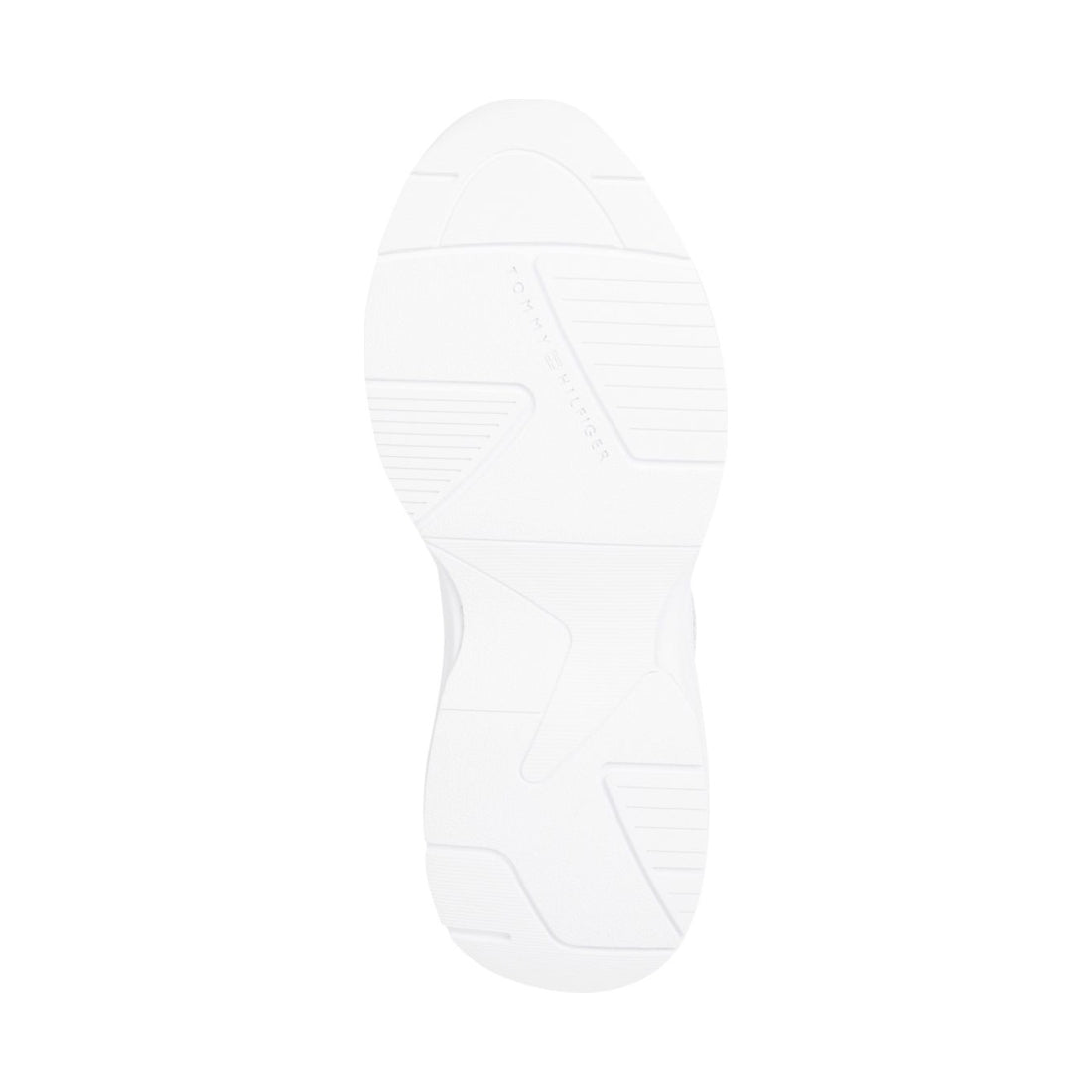 Tommy Hilfiger womens white sporty runner sport shoe | Vilbury London