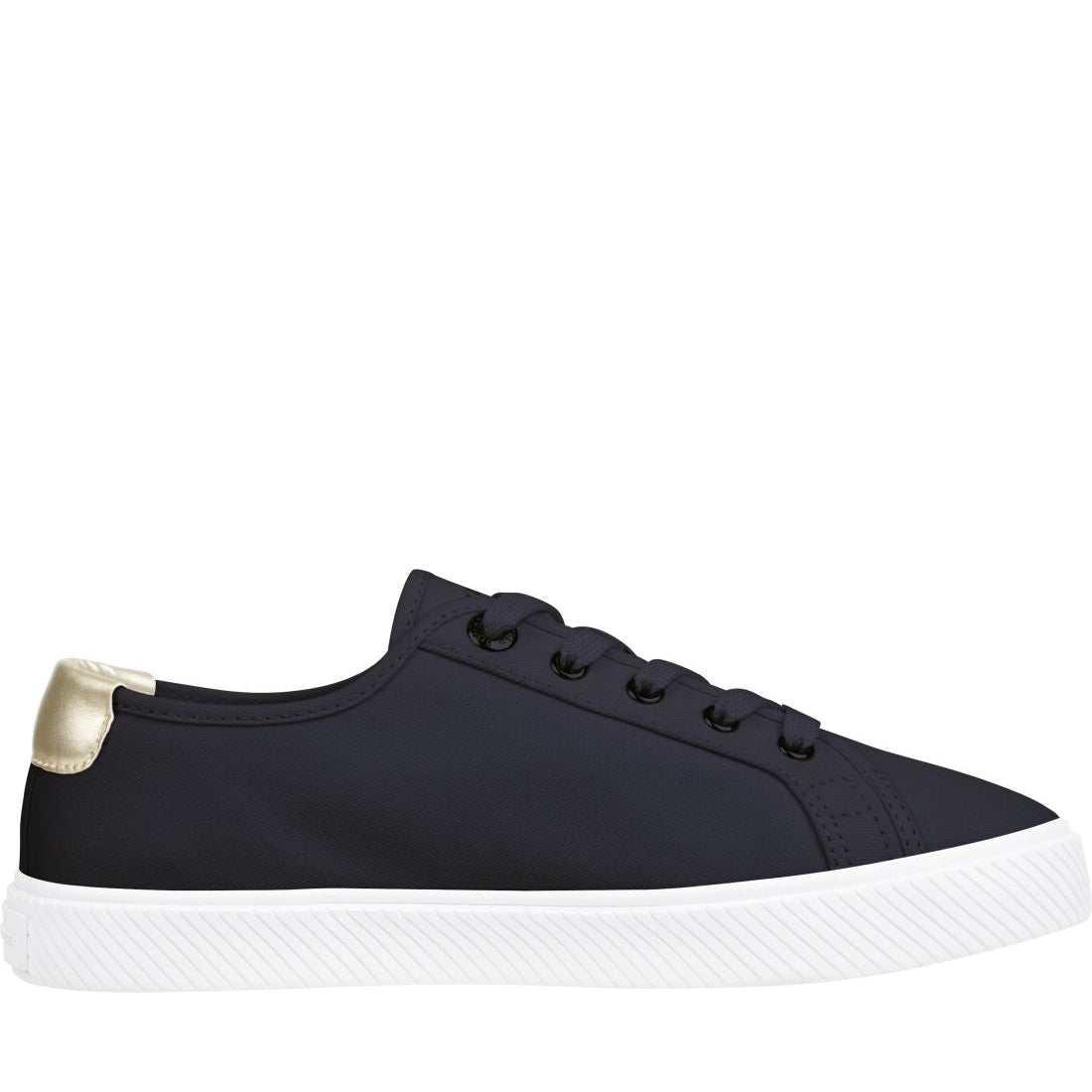 Tommy Hilfiger womens space blue lace up sneaker | Vilbury London