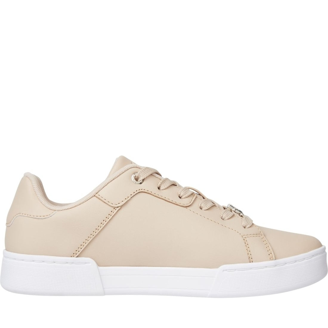 Tommy Hilfiger womens misty blush court sneaker | Vilbury London