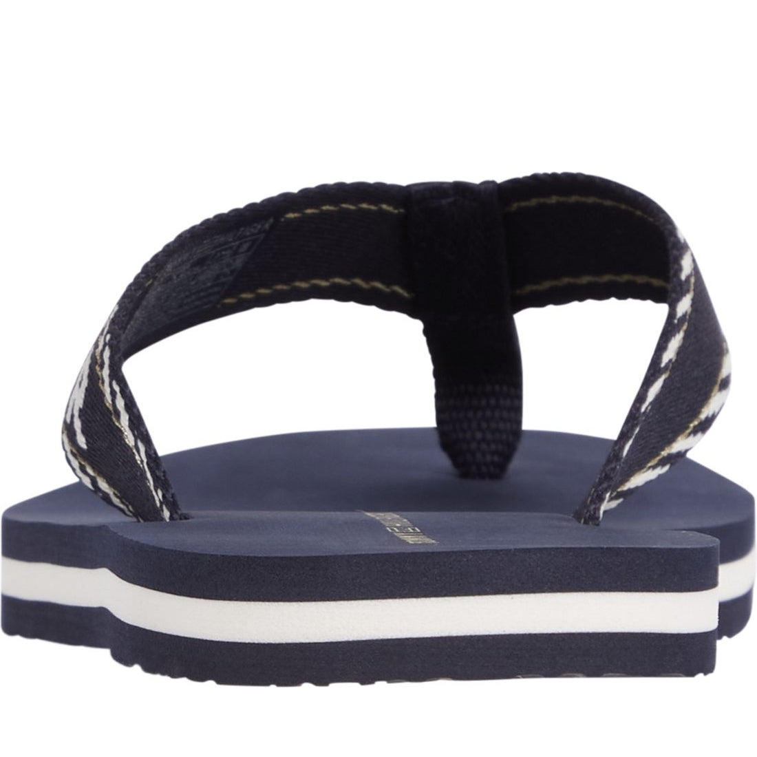 Tommy Hilfiger womens space blue webbing sandal | Vilbury London