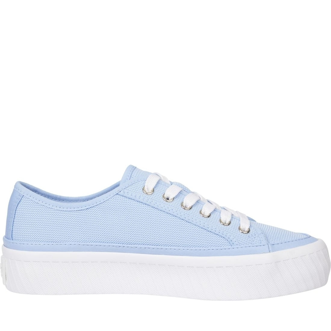 Tommy Hilfiger womens vessel blue platform vulcanized sneaker | Vilbury London