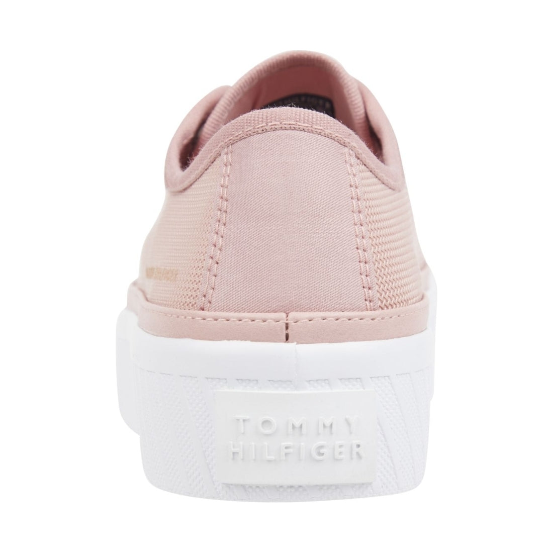 Tommy Hilfiger womens soothing pink platform vulcanized sneaker | Vilbury London