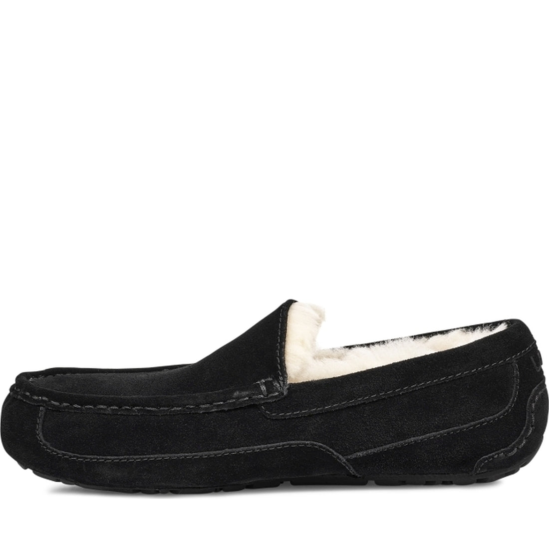 UGG mens Black ascot indoor slippers | Vilbury London