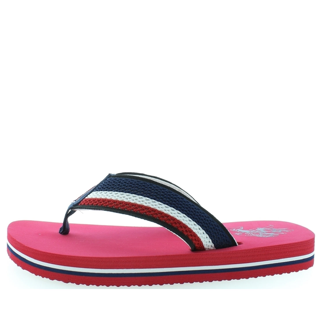 U.S. Polo Assn. Mens Red hank flip flops | Vilbury London