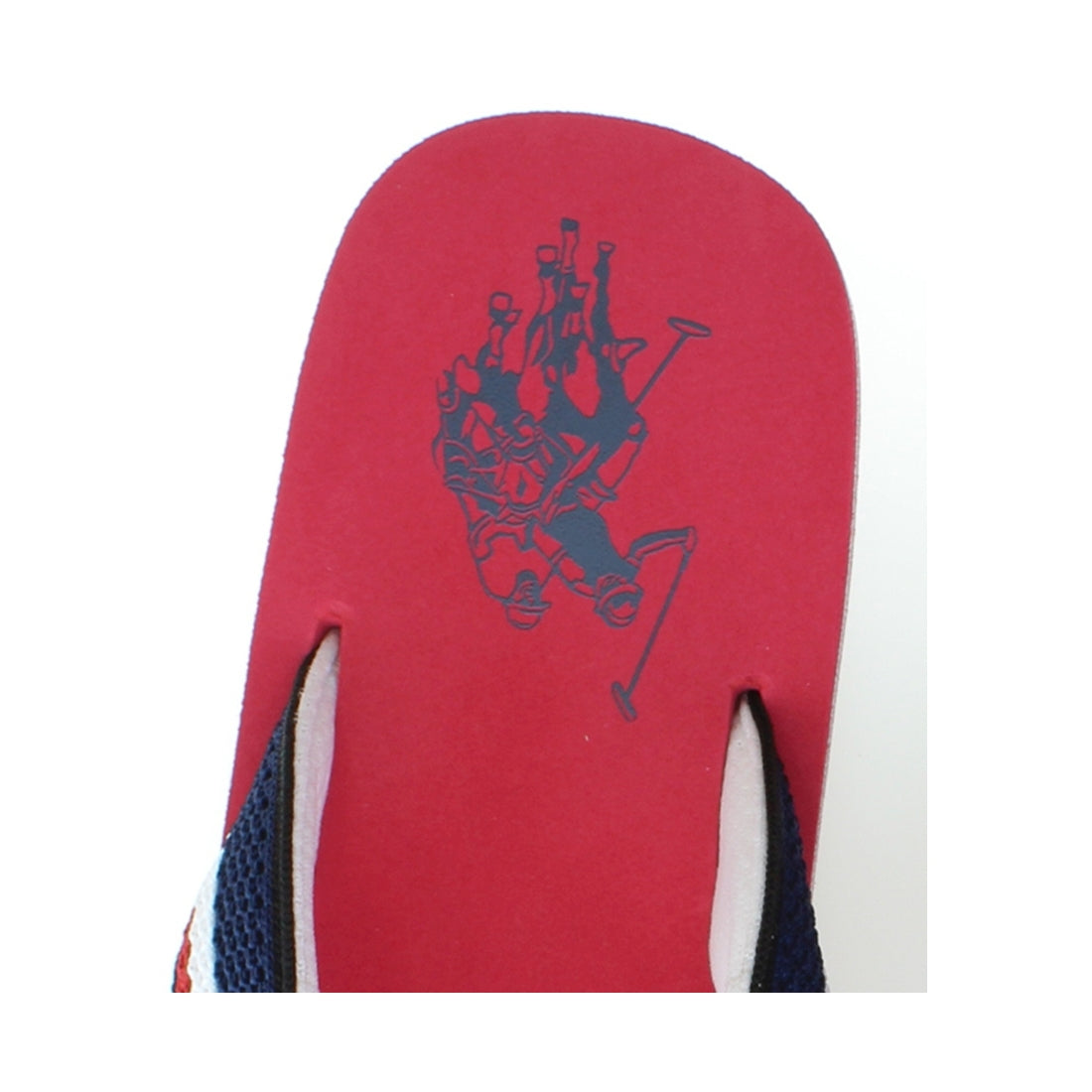 U.S. Polo Assn. Mens Red hank flip flops | Vilbury London