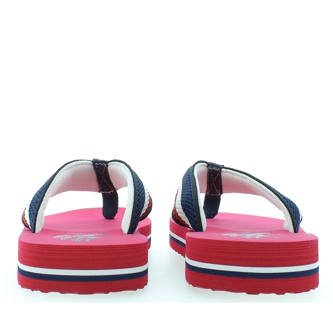 U.S. Polo Assn. Mens Red hank flip flops | Vilbury London