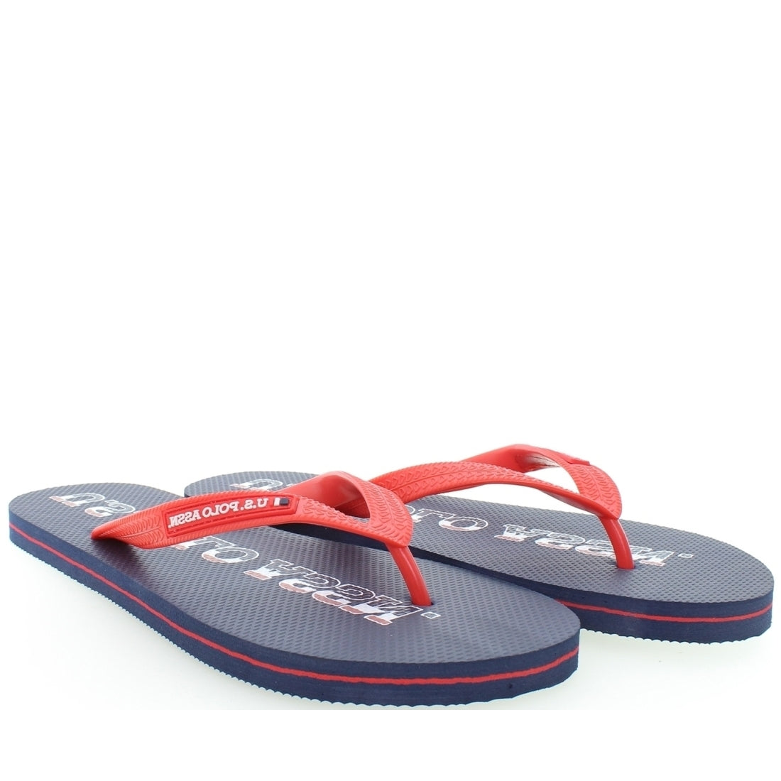 U.S. Polo Assn. Mens Dbl vaian flip flops | Vilbury London