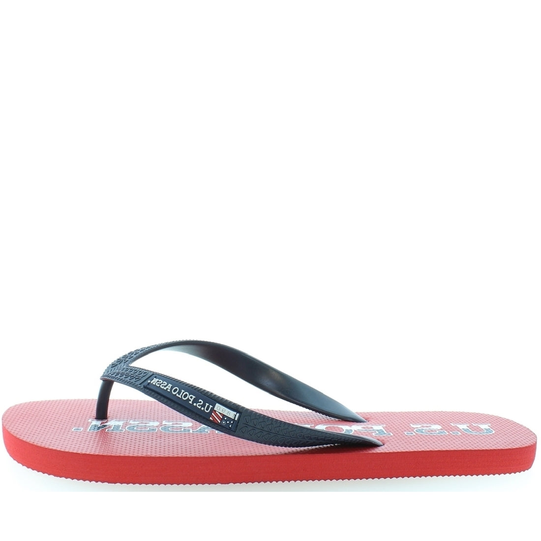 U.S. Polo Assn. Mens Red vaian flip flops | Vilbury London