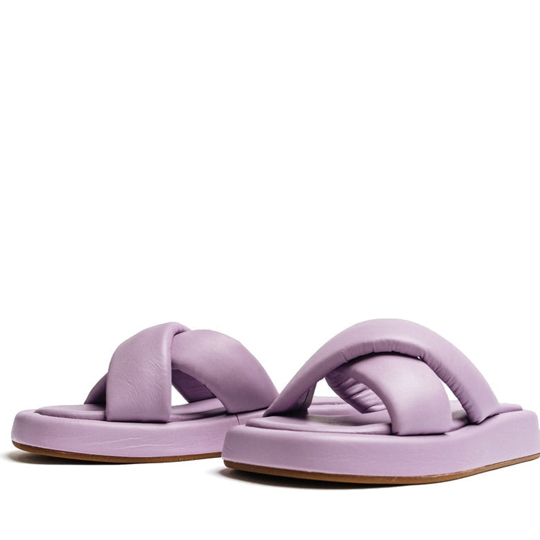 VAMSKO womens violet pillow slippers | Vilbury London