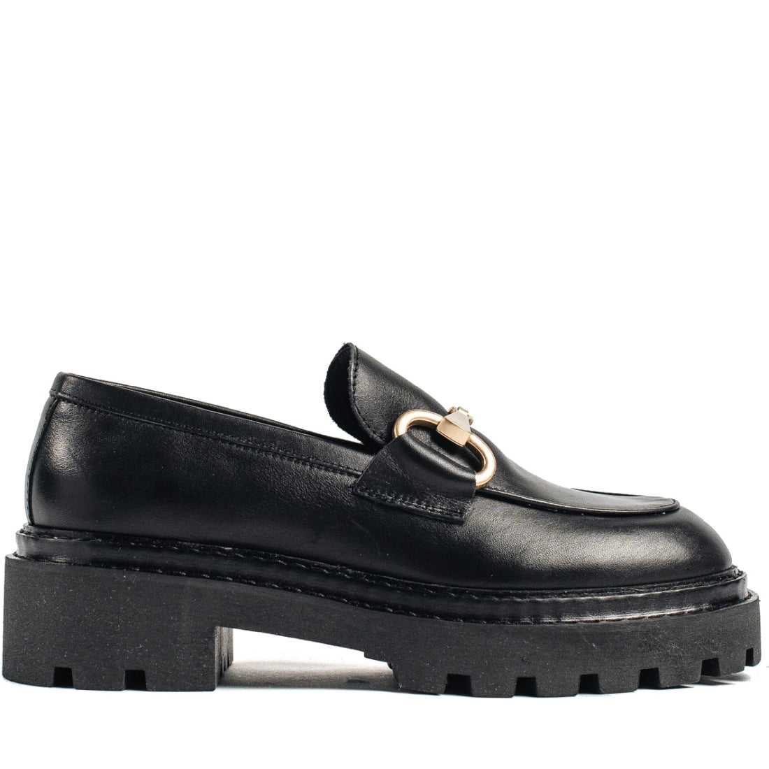 VAMSKO womens black bea loafers | Vilbury London