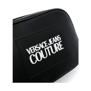Versace Jeans Couture womens black cross body bag | Vilbury London