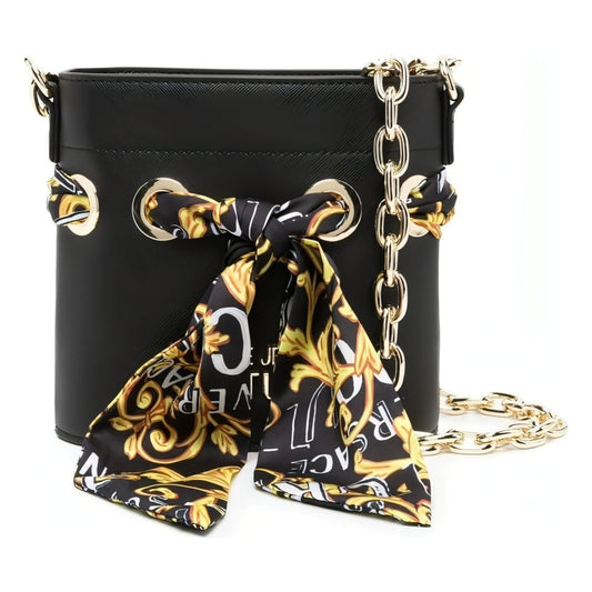 Versace Jeans Couture womens black thelma handbag | Vilbury London
