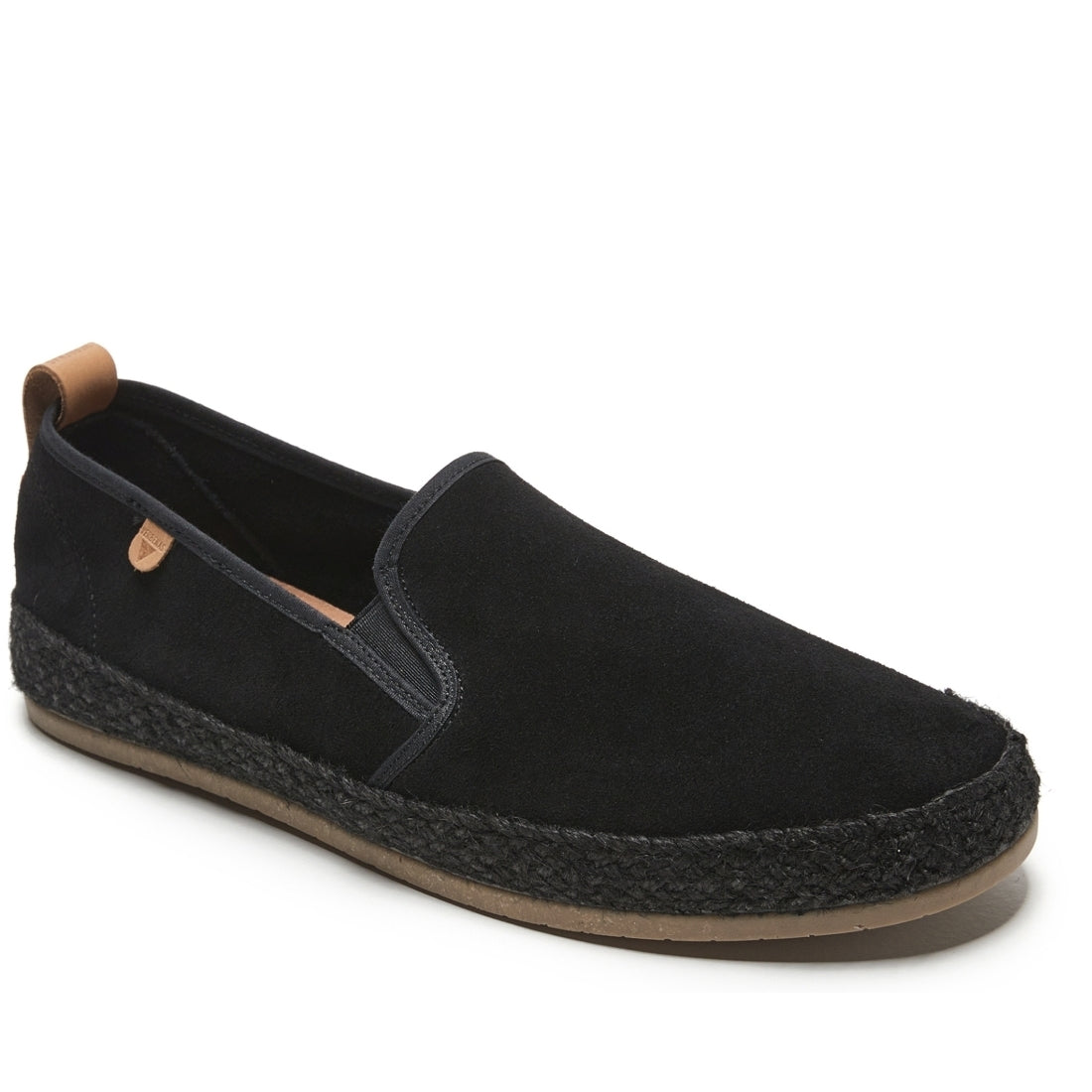 Verbenas Mens Negro kenny serraje negro shoes | Vilbury London