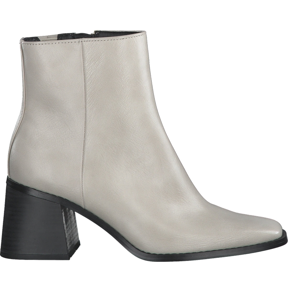 Marco Tozzi womens beige elegant closed booties | Vilbury London