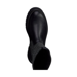 Marco Tozzi womens black casual closed booties | Vilbury London