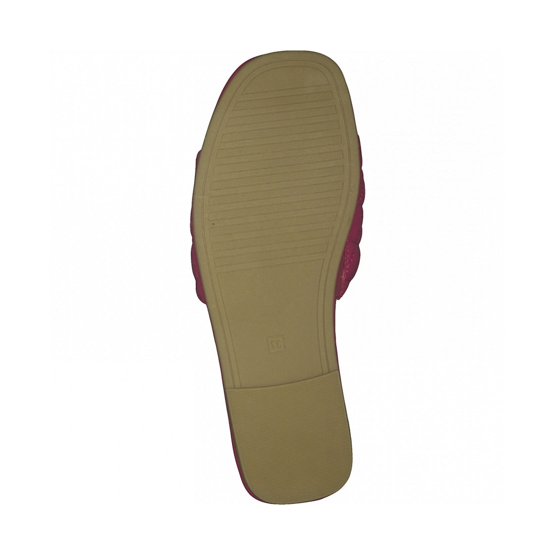 Marco Tozzi Womens pink casual open slippers | Vilbury London