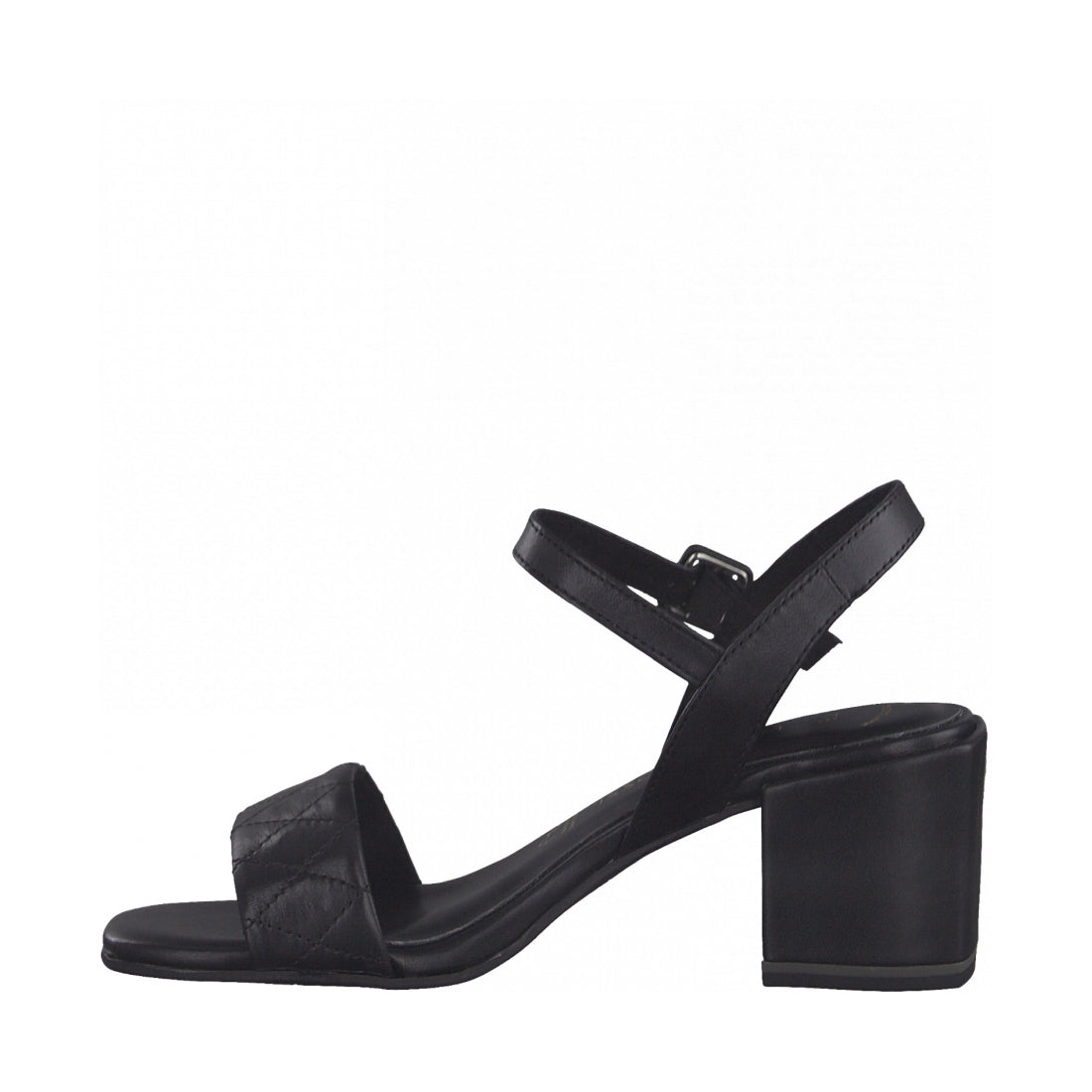 Marco Tozzi Womens black elegant open sandals | Vilbury London