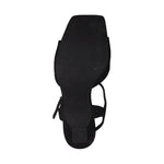 Marco Tozzi womens black elegant open sandals | Vilbury London