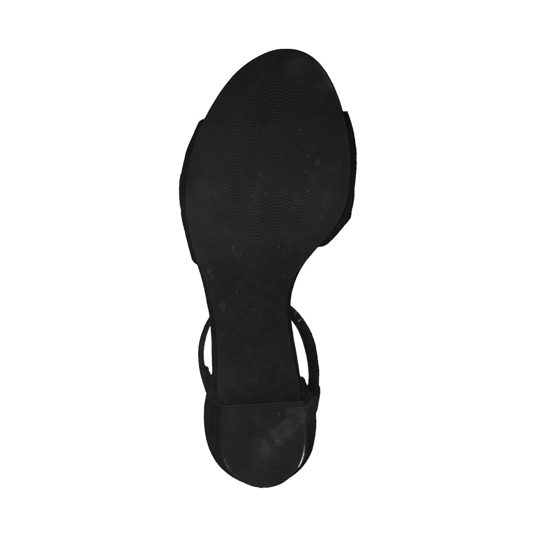 Marco Tozzi womens black elegant part-open sandals | Vilbury London