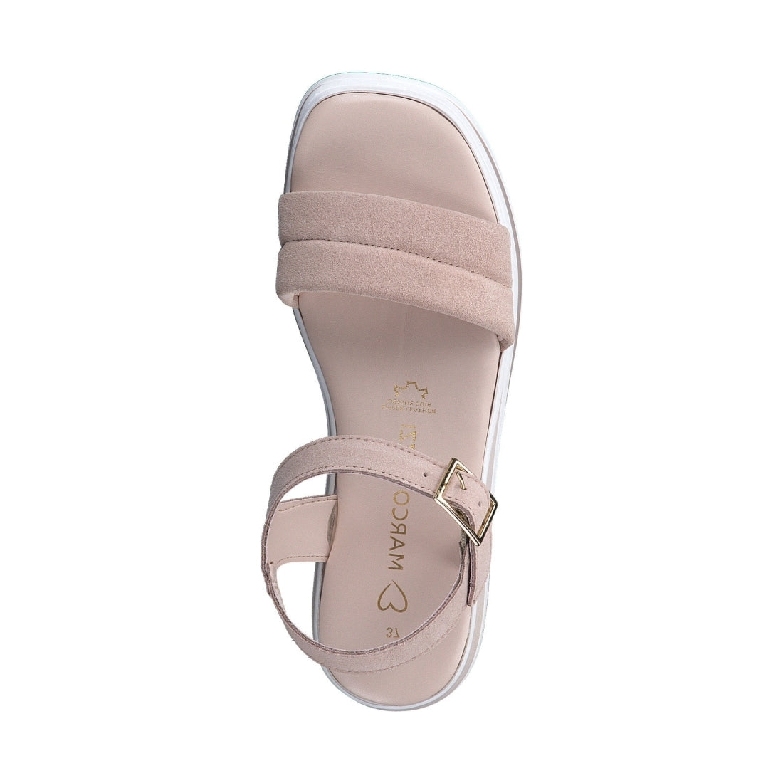 Marco Tozzi womens pink casual open sandals | Vilbury London
