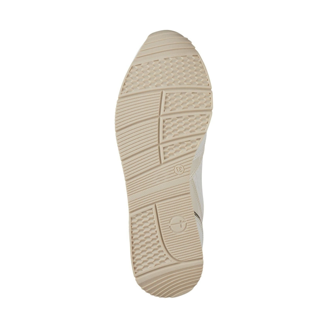 Tamaris womens offwhite comb casual closed sport shoe | Vilbury London