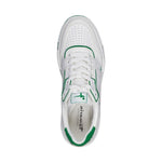 Tamaris womens white, green casual closed sport shoe | Vilbury London