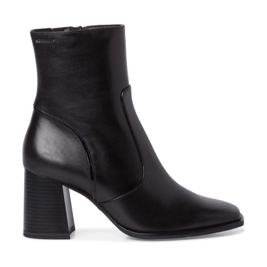 Tamaris womens black elegant closed booties | Vilbury London