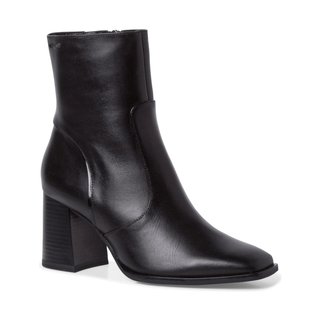 Tamaris womens black elegant closed booties | Vilbury London