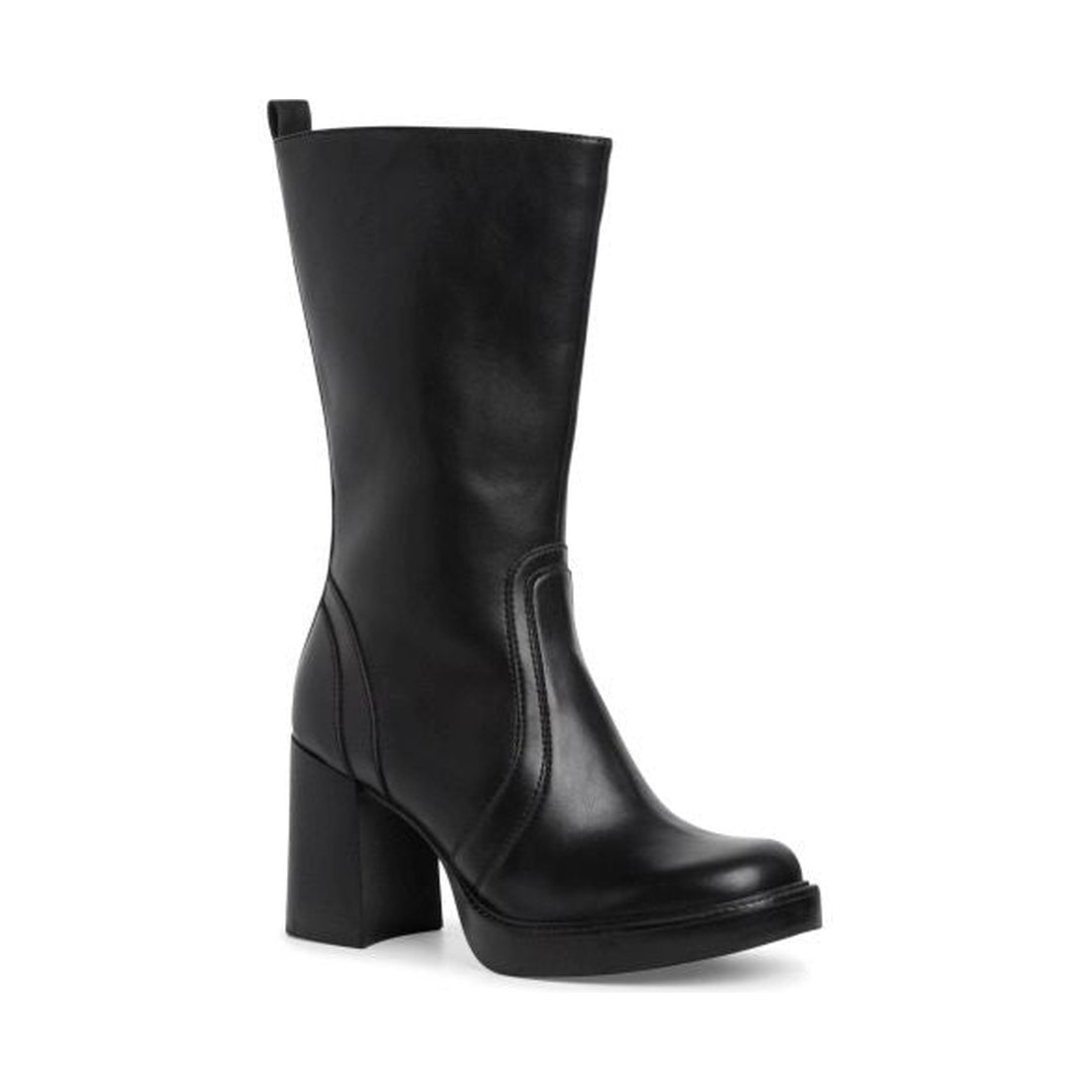 Tamaris womens black elegant closed booties | Vilbury London