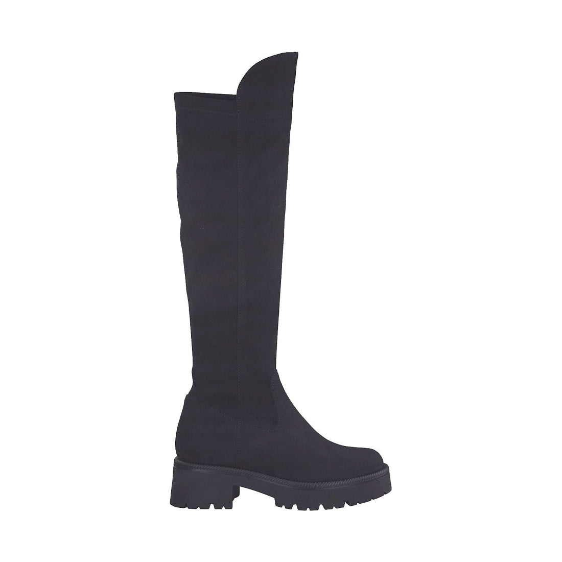 Tamaris womens black casual closed boots | Vilbury London