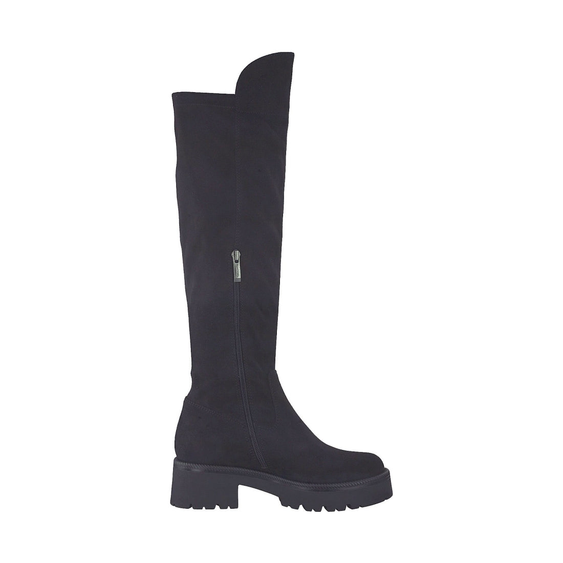 Tamaris womens black casual closed boots | Vilbury London