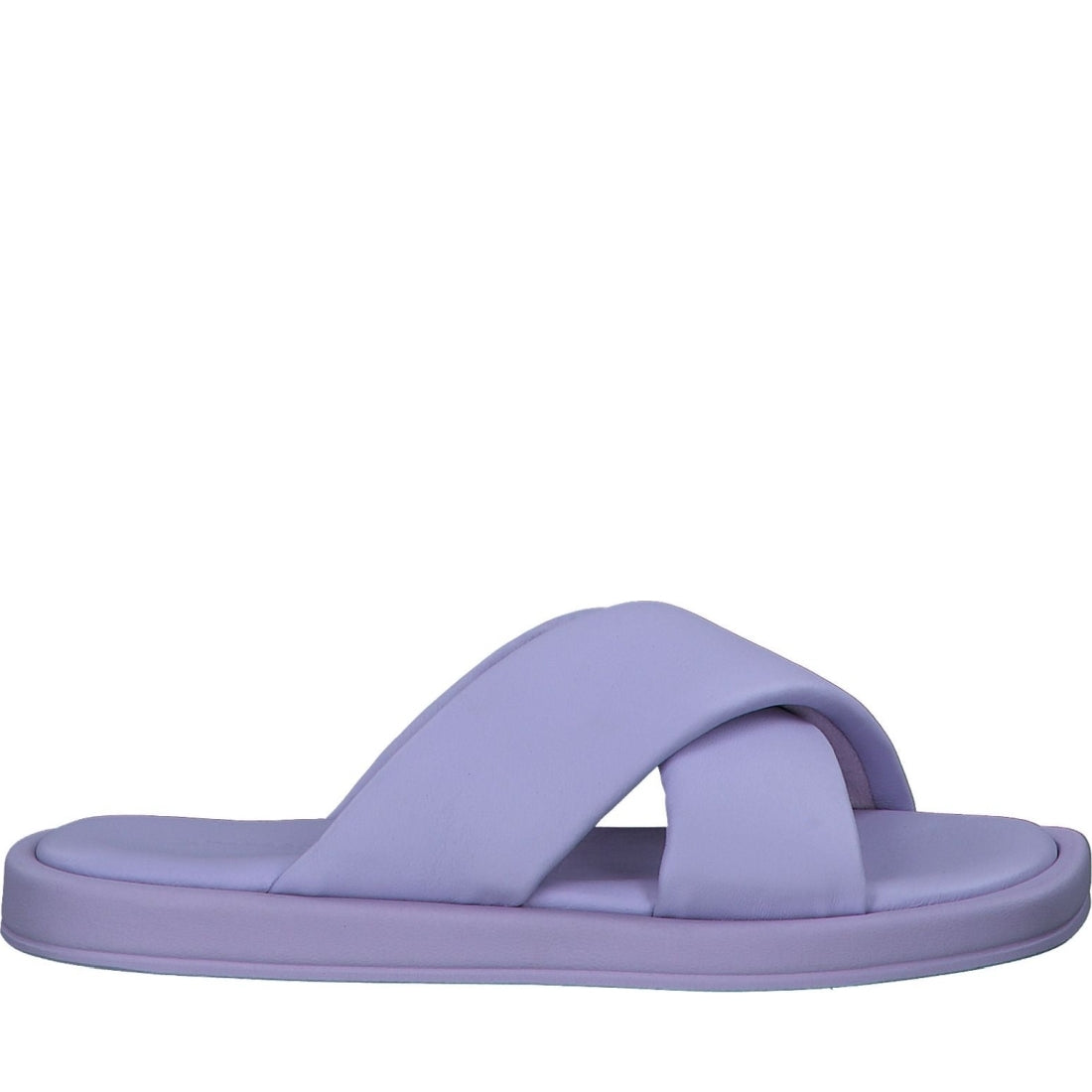 Tamaris womens lavender casual open slippers | Vilbury London