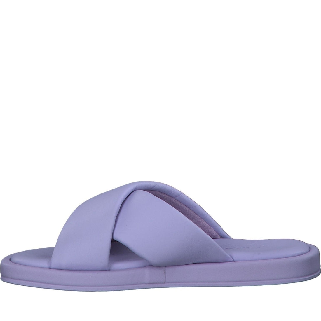 Tamaris womens lavender casual open slippers | Vilbury London