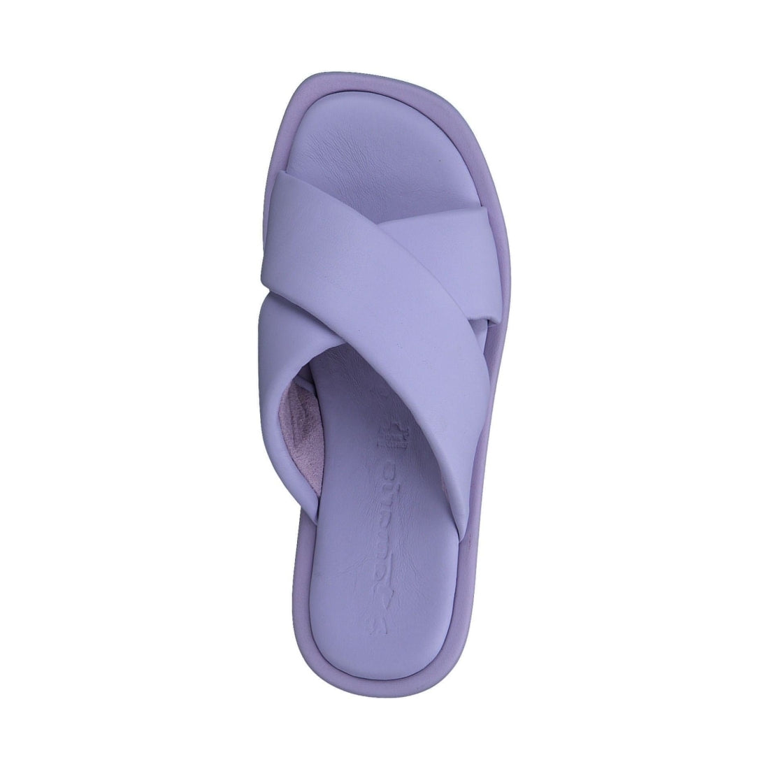 Tamaris womens lavender casual open slippers | Vilbury London