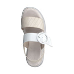 Tamaris womens shell comb elegant open sandals | Vilbury London