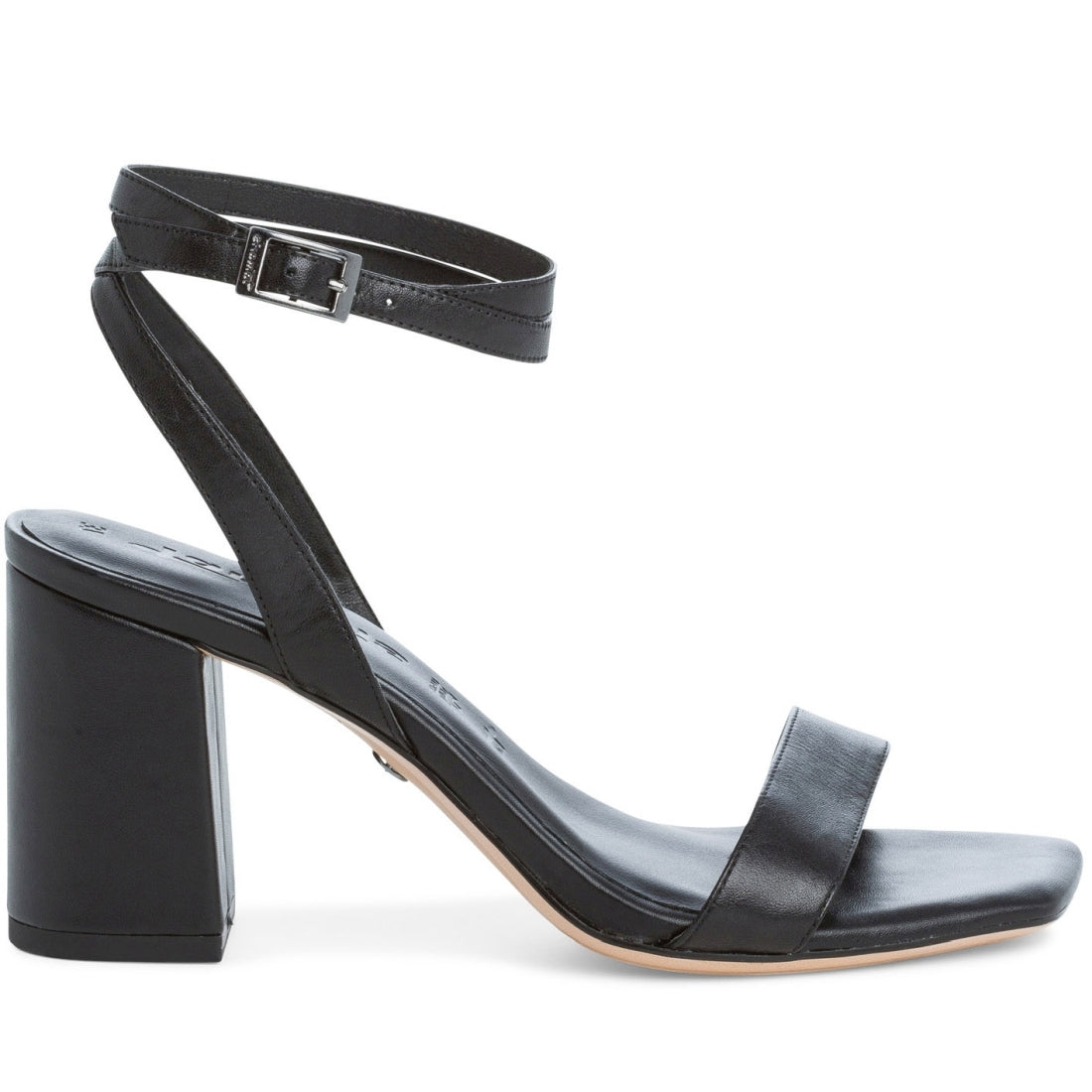 Tamaris Womens black elegant open sandals | Vilbury London