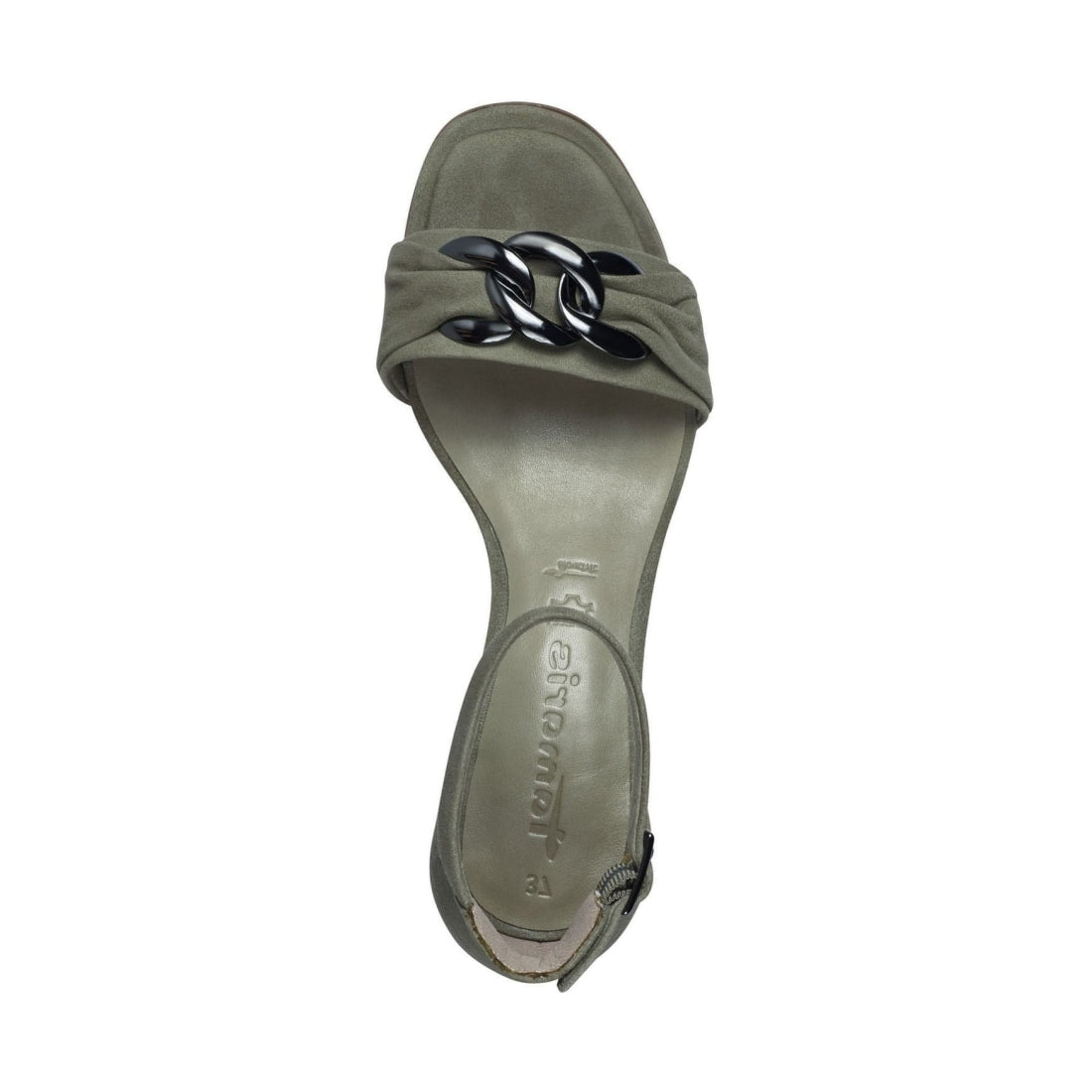 Tamaris womens sage elegant open sandals | Vilbury London